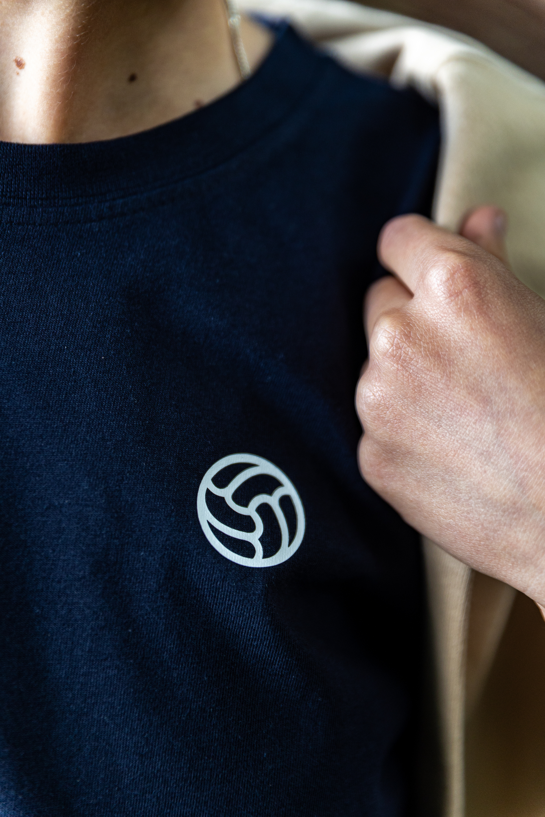 Granatowy t-shirt Stadion