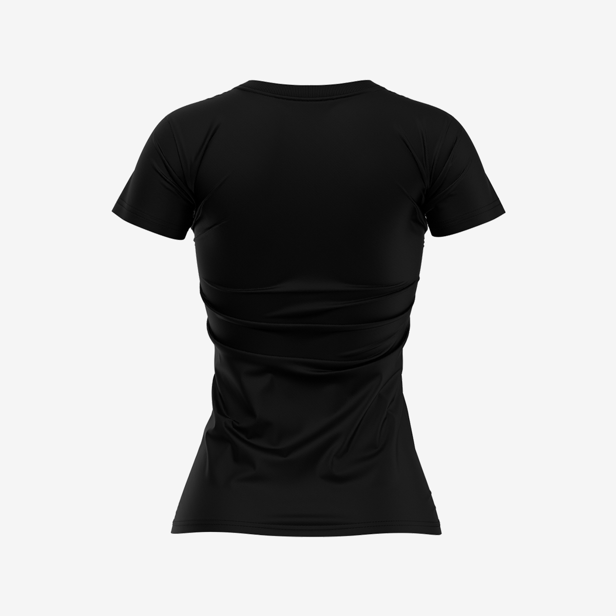 Damski czarny t-shirt KS Kabel Kraków błyskawica