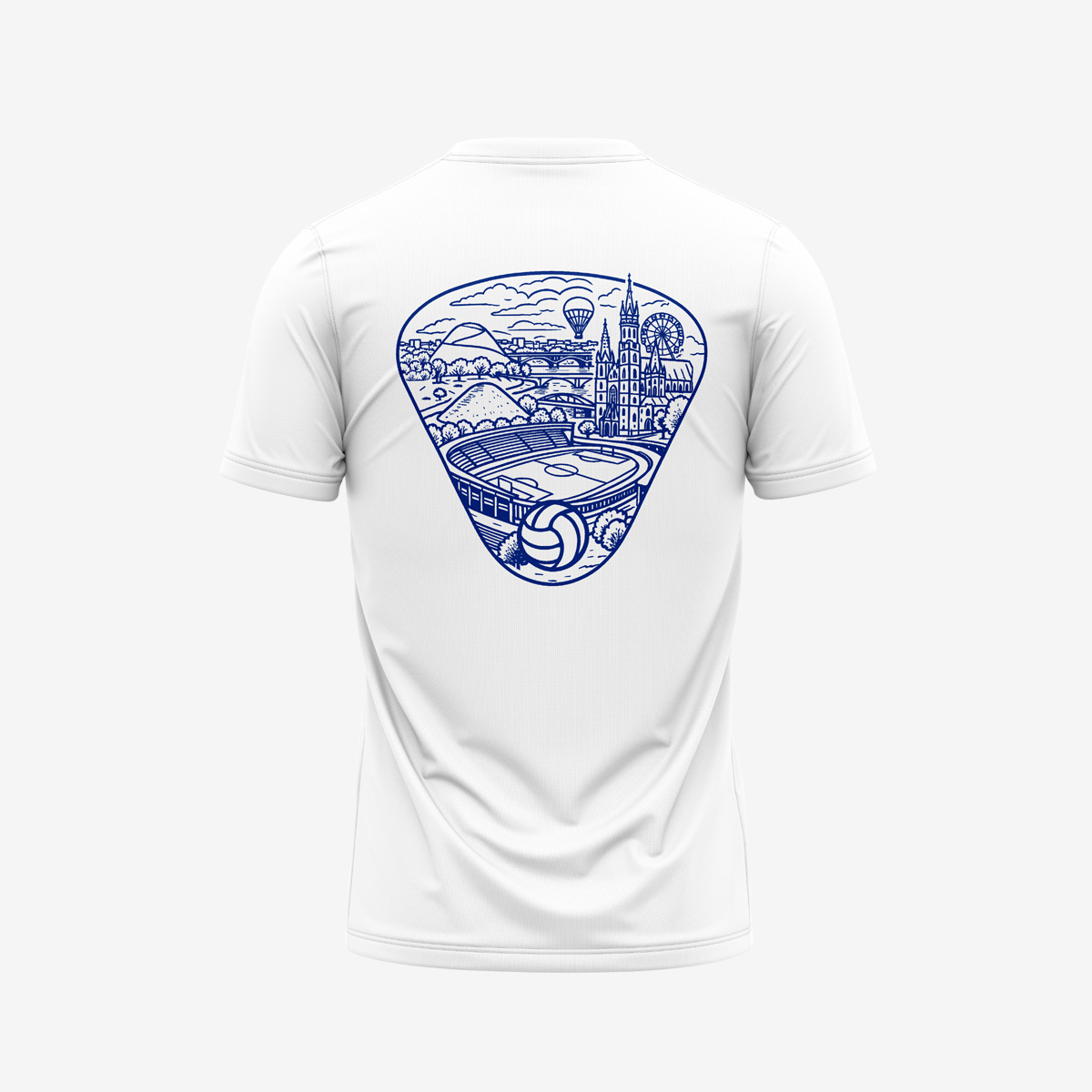 Biały t-shirt Stadion