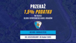 Wesprzyj nasz Klub - przekaż 1,5% podatku!