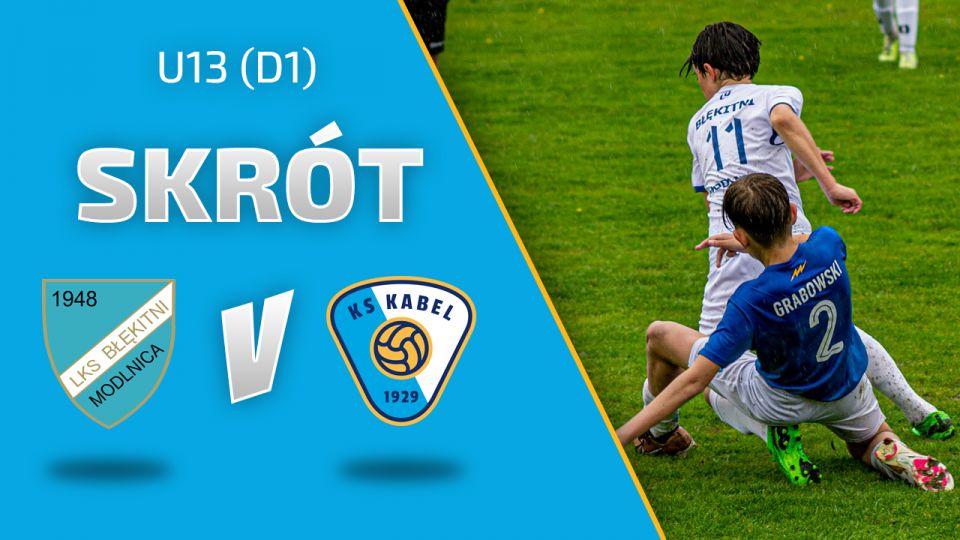 U13 (D1) | Skr&oacute;t: Błękitni Modlnica - Kabel Krak&oacute;w