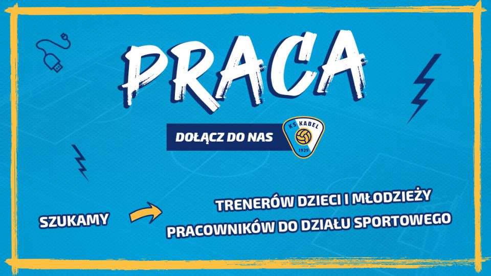Praca dla trener&oacute;w oraz pracownik&oacute;w działu sportowego