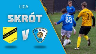 LIGA | Skr&oacute;t: Wieczysta II Krak&oacute;w - Kabel Krak&oacute;w (09.04.2022)