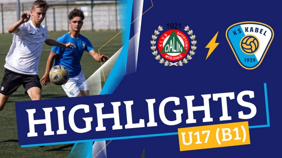 U17 (B1) | Dalin Myślenice - Kabel Krak&oacute;w (08.09.2024) | Liga Makroregionalna