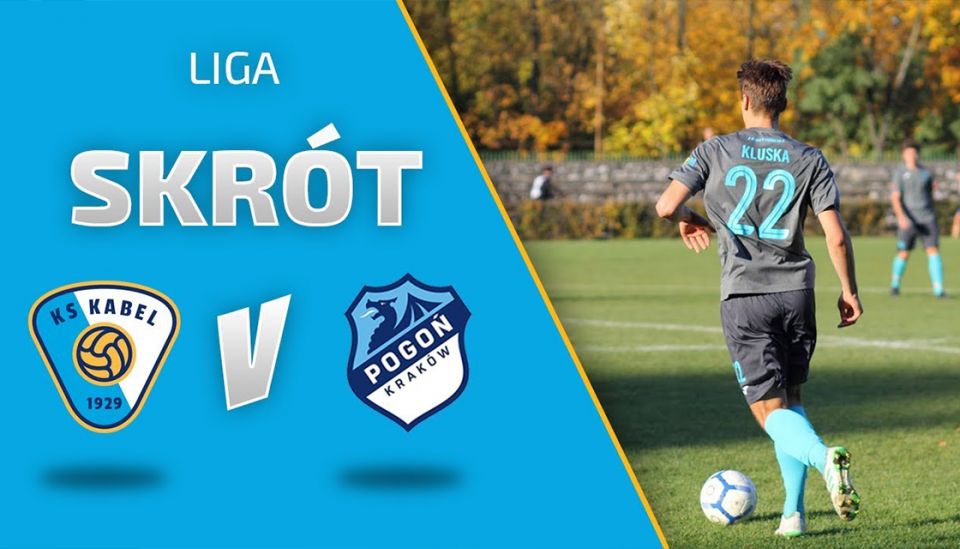LIGA | Skr&oacute;t meczu: KS Kabel Krak&oacute;w - Pogoń Skotniki (13.10.2019)