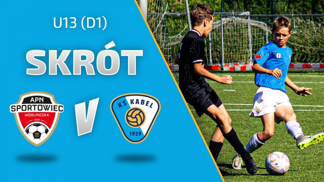 U13 (D1) | Skr&oacute;t: Sportowiec Modlniczka - Kabel Krak&oacute;w